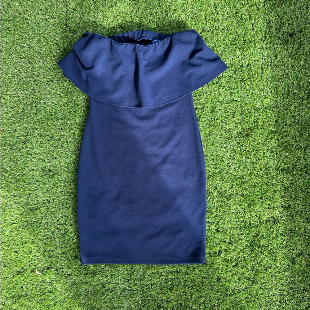 Sleeveless Navy Windsor Dress
